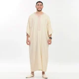 قندورة رجالية بثوب الخيط الممتاز - الصورة 5