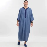 قندورة رجالية بثوب الخيط الممتاز - الصورة 4
